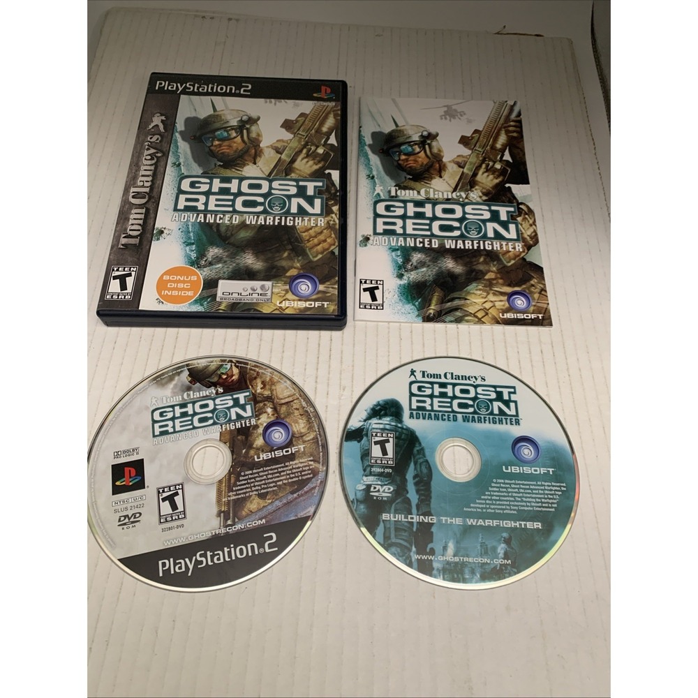 Tom Clancy's Ghost Recon (PlayStation 2 PS2, 2001) CIB Complete See Pics & Store
